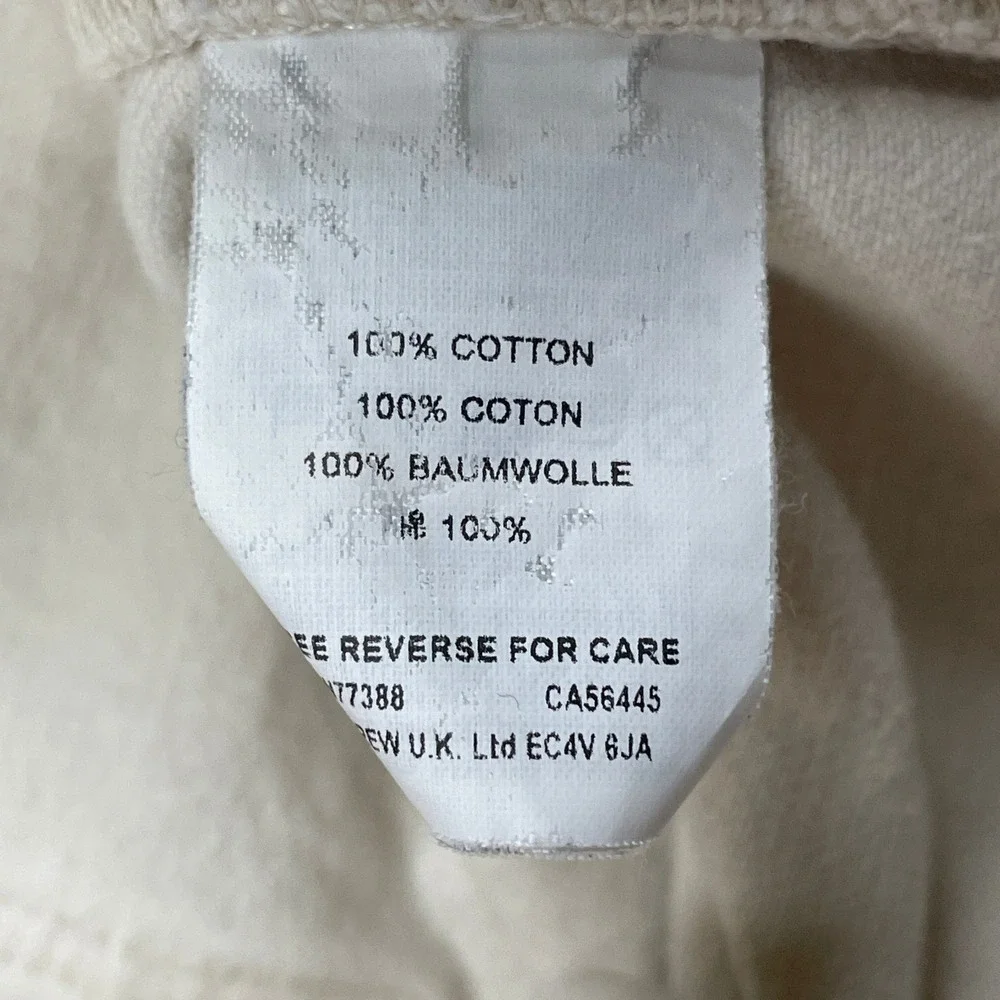 J.Crew Jeans Mens 32x30 Off-White 770 Straight Fit Made in USA 100% Cotton